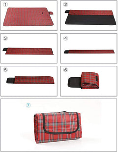 Manta de picnic impermeable tipo bolso
