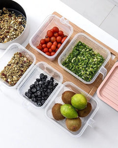 Contenedor organizador de alimentos para refrigerador