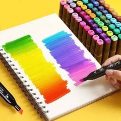 Set 48 plumones touch dibujo