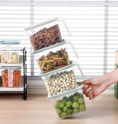 Contenedor organizador de alimentos para refrigerador