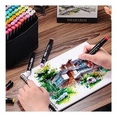 Set 48 plumones touch dibujo