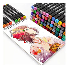 Set 48 plumones touch dibujo