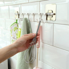 Colgador de pared 6 ganchos