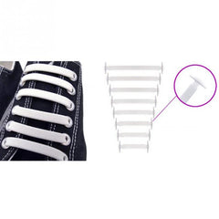 Kit 16 Cordones Silicona Sin Amarre