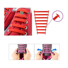 Kit 16 Cordones Silicona Sin Amarre