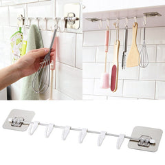 Colgador de pared 6 ganchos