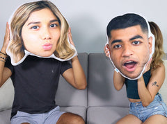 Cojín con forma de cara personalizada