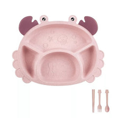 Set de comida Infantil Cangrejo - Tienda Mish!