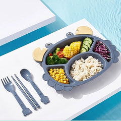 Set de comida Infantil Cangrejo - Tienda Mish!