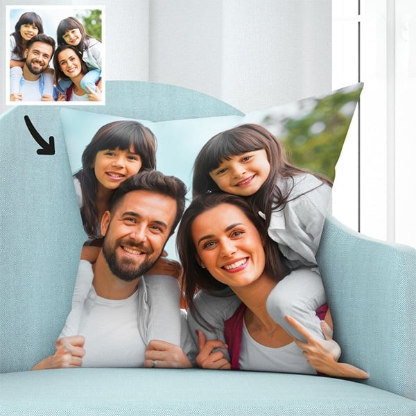 Cojín Personalizado Creativo - Tu Diseño Único (Cuadrado) - Tienda Mish!