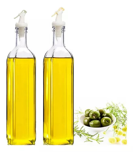 Botellas de vidrio para aceite y vinagre 250ml