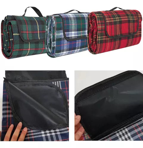 Manta de picnic impermeable tipo bolso