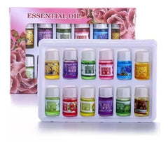Set 12 Aceites Esenciales Aromaterapia