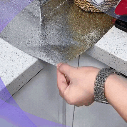 Papel Aluminio Autoadhesivo Para Cocina 300x40cm – Tienda Mish!