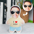 Cojín Personalizado Divertido - Mini-me Muñeco (Solo Cara con Silueta) - Tienda Mish!