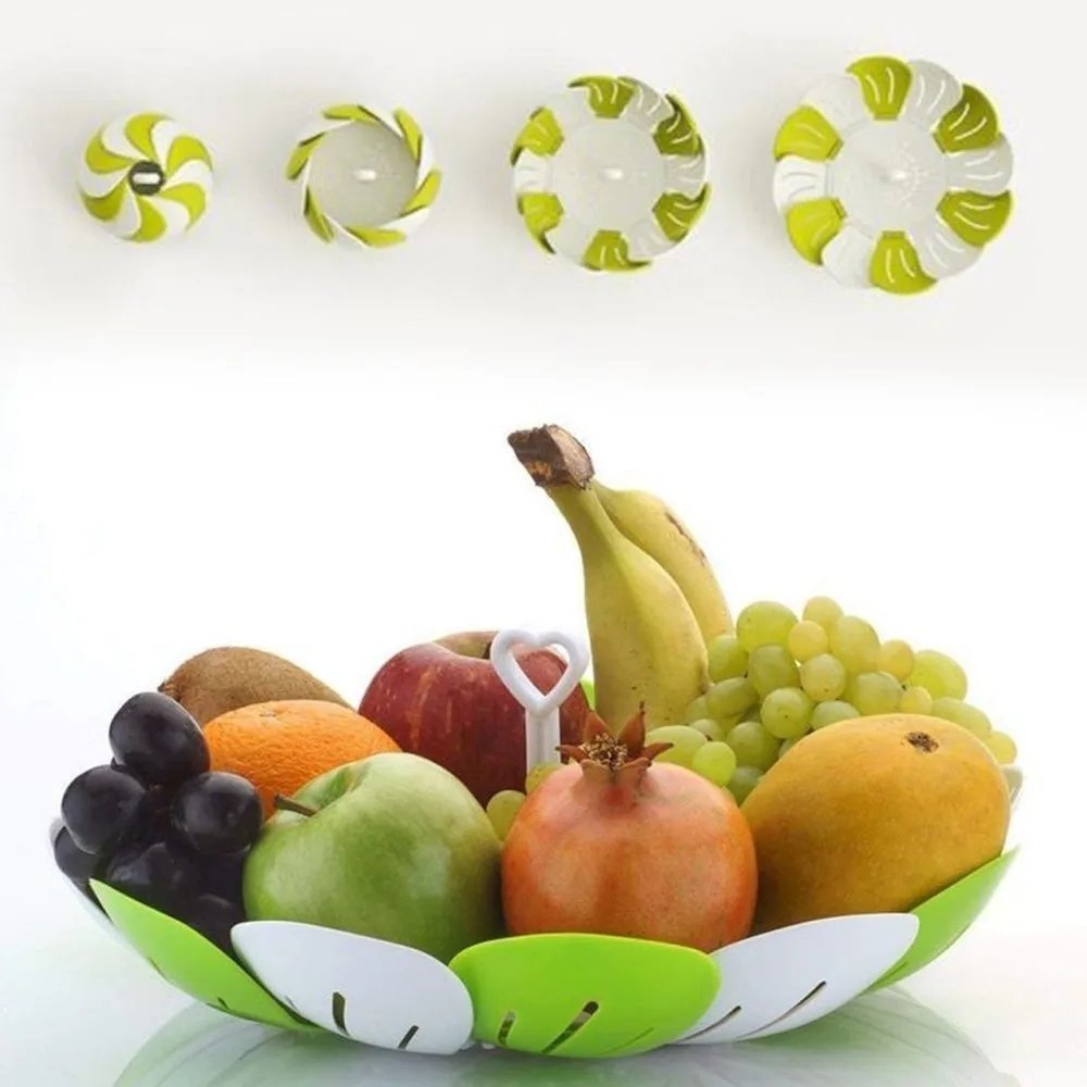 Cesta para Frutas o Verduras Tipo Flor del Loto - Tienda Mish!