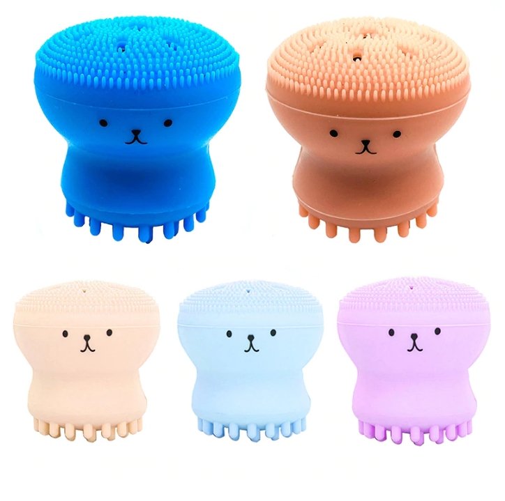 Exfoliante de silicona tipo pulpo - Tienda Mish!