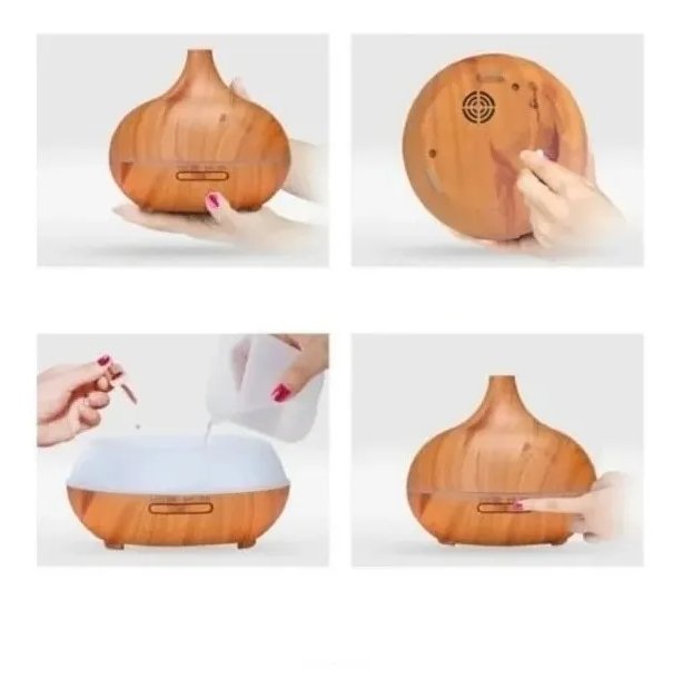 Humidificador de Ambiente Aromaterapia 400ml cuello corto - Tienda Mish!