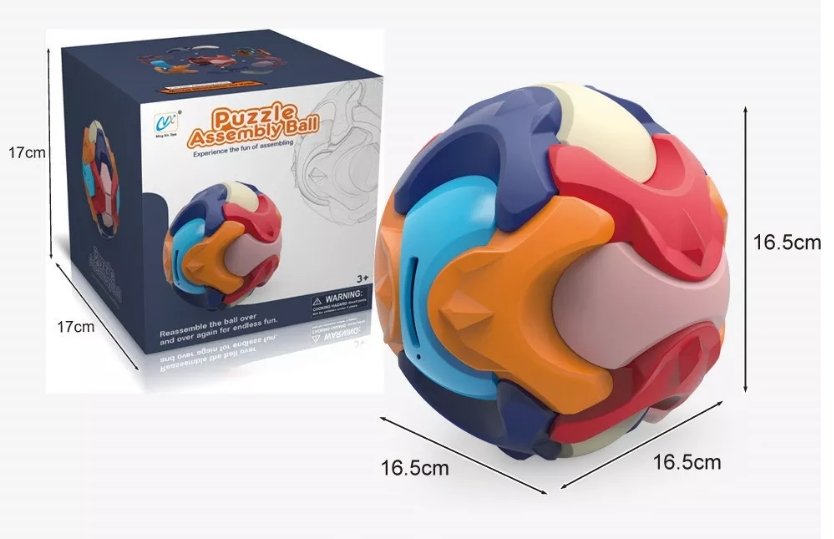 Rompecabezas de esfera y alcancía - Tienda Mish!