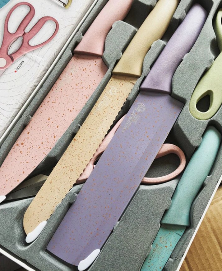 Set de cuchillos colores - Tienda Mish!