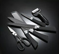 Set de cuchillos corrugados negros - Tienda Mish!