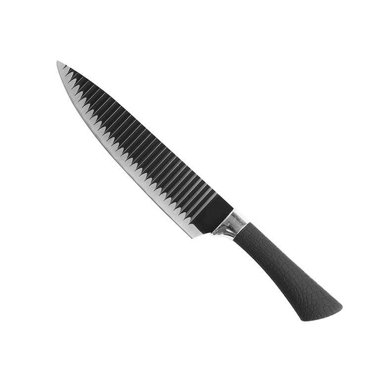 Set de cuchillos corrugados negros - Tienda Mish!