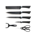 Set de cuchillos corrugados negros - Tienda Mish!