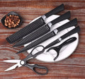 Set de cuchillos corrugados negros - Tienda Mish!