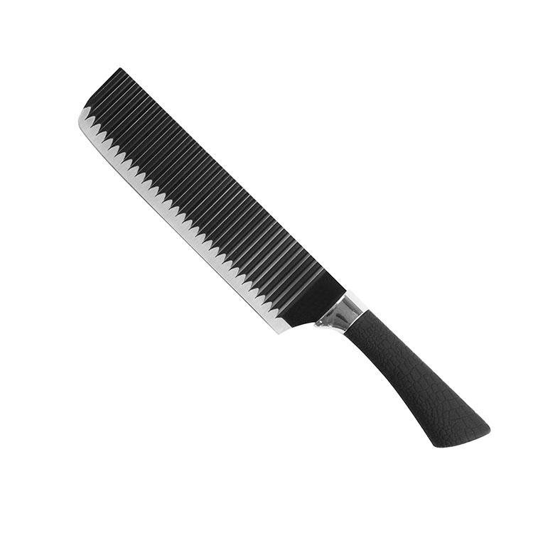 Set de cuchillos corrugados negros - Tienda Mish!
