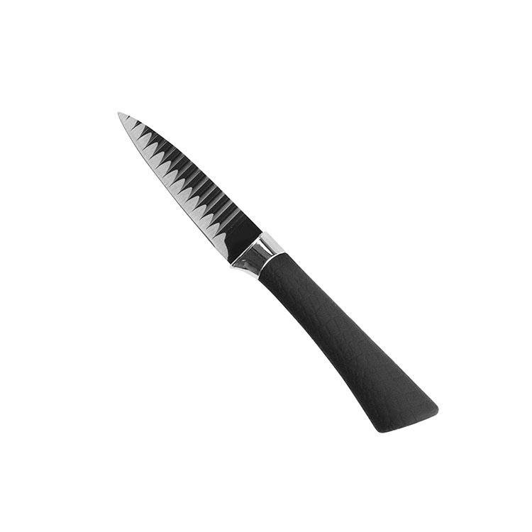 Set de cuchillos corrugados negros - Tienda Mish!